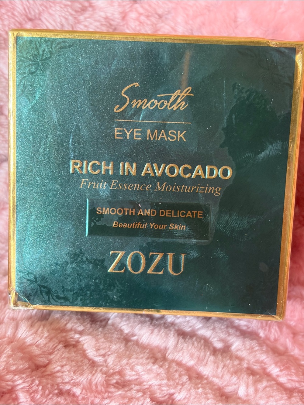 NWT Zozu Rich in Avocado smooth Eye Masks – 30 pairs